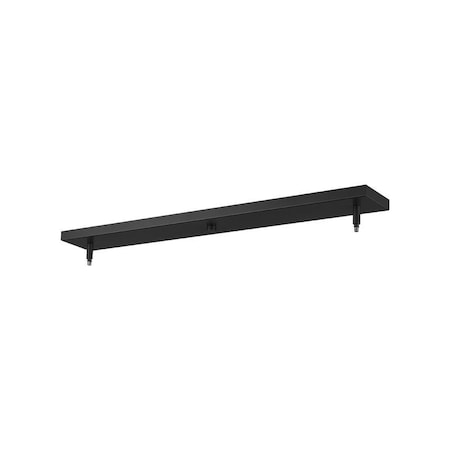 Z-Lite Multi Point Canopy 2 Light Ceiling Plate, Matte Black CP3402-MB